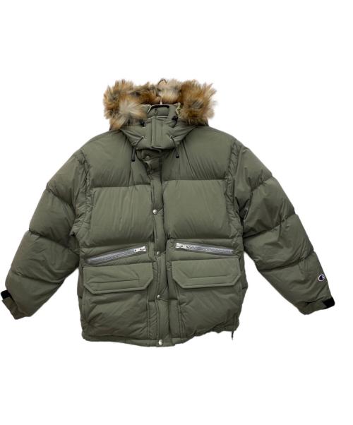 Champion（チャンピオン）Champion (チャンピオン) ダウンジャケット グリーン サイズ:Sの古着・服飾アイテム