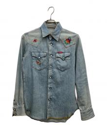 Hysteric Glamour（ヒステリックグラマー）の古着「デニムシャツ」｜インディゴ
