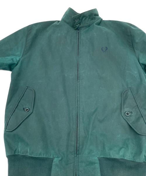 FRED PERRY（フレッドペリー）FRED PERRY (フレッドペリー) ワックスコットンオイルドジャケット グリーン サイズ:Mの古着・服飾アイテム
