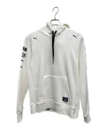 PUMA（プーマ）の古着「PUMA X NEMEN HOODIE　プルオーバーパーカー」｜ホワイト