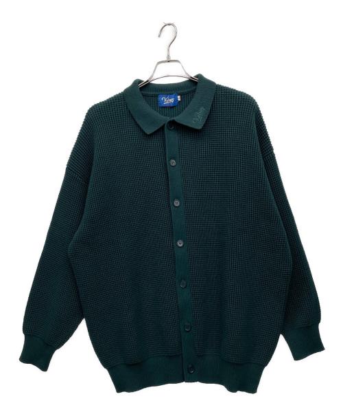 KEBOZ（ケボズ）KEBOZ (ケボズ) ニットカーディガン グリーン サイズ:Lの古着・服飾アイテム