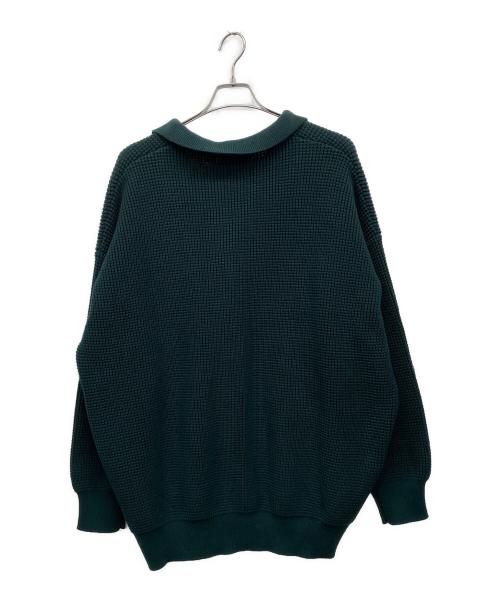 KEBOZ（ケボズ）KEBOZ (ケボズ) ニットカーディガン グリーン サイズ:Lの古着・服飾アイテム