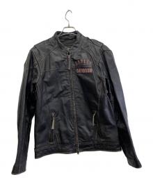 HARLEY-DAVIDSON（ハーレーダビッドソン）の古着「ライダースジャケット」｜ブラック