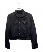 DIESELディーゼル）の古着「サテントラッカージャケット」｜ブラック