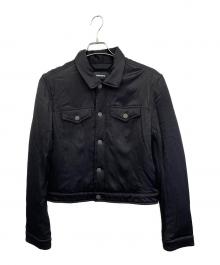 DIESEL（ディーゼル）の古着「サテントラッカージャケット」｜ブラック