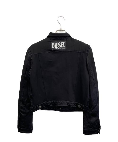 DIESEL（ディーゼル）DIESEL (ディーゼル) サテントラッカージャケット ブラック サイズ:Lの古着・服飾アイテム