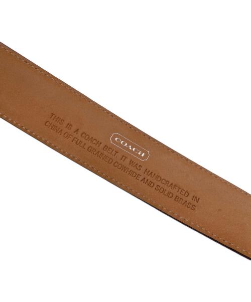COACH（コーチ）COACH (コーチ) レザーベルト ブラウンの古着・服飾アイテム