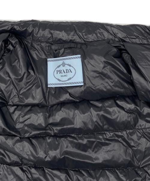 PRADA（プラダ）PRADA (プラダ) ダウンベスト ブラック サイズ:40の古着・服飾アイテム