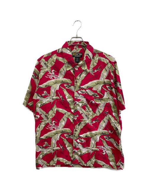 Patagonia（パタゴニア）Patagonia (パタゴニア) アロハシャツ レッド サイズ:Mの古着・服飾アイテム