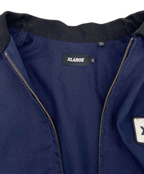 X-LARGE（エクストララージ）X-LARGE (エクストララージ) 2TONE WORK JACKET ネイビー サイズ:XLの古着・服飾アイテム