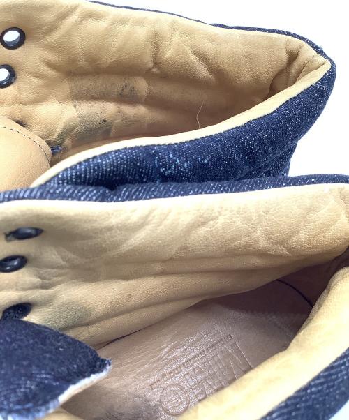 MM6 Maison Margiela（エムエムシックスメゾンマルジェラ）MM6 Maison Margiela (エムエムシックスメゾンマルジェラ) ハイカットスニーカー ネイビー サイズ:記載不明の古着・服飾アイテム