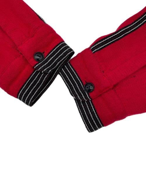 TENDERLOIN（テンダーロイン）TENDERLOIN (テンダーロイン) ストライプシャツ レッド サイズ:Sの古着・服飾アイテム