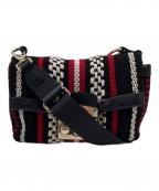 FURLAフルラ）の古着「ショルダーポーチ」｜ブラック×レッド