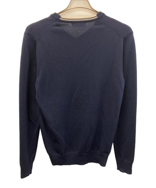 FRED PERRY（フレッドペリー）FRED PERRY (フレッドペリー) Vネックニット ネイビー サイズ:XSの古着・服飾アイテム
