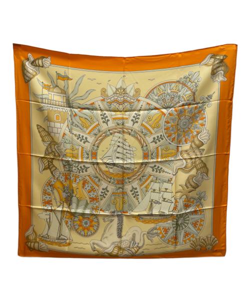 HERMES（エルメス）HERMES (エルメス) スカーフ オレンジの古着・服飾アイテム