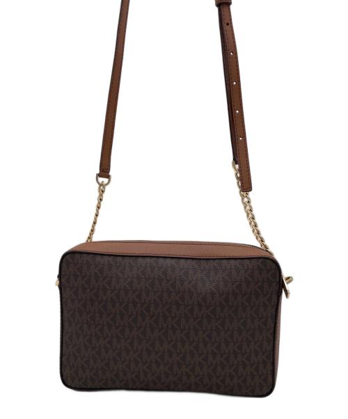 MICHAEL KORS（マイケル・コース）MICHAEL KORS (マイケルコース) チェーンショルダーバッグ ブラウンの古着・服飾アイテム