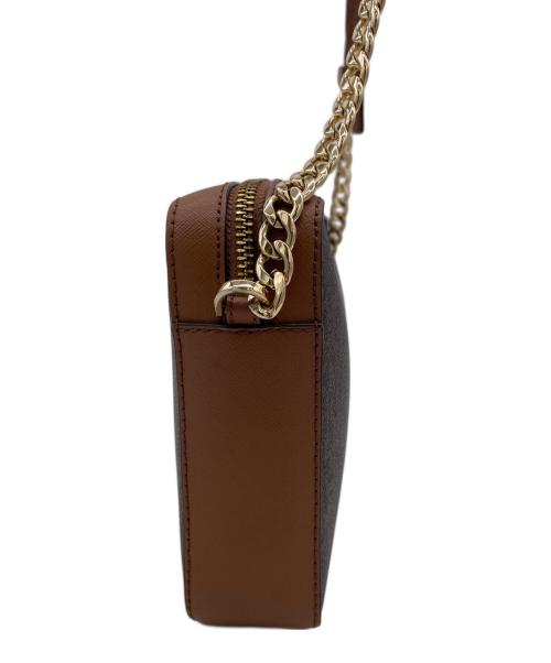 MICHAEL KORS（マイケル・コース）MICHAEL KORS (マイケルコース) チェーンショルダーバッグ ブラウンの古着・服飾アイテム