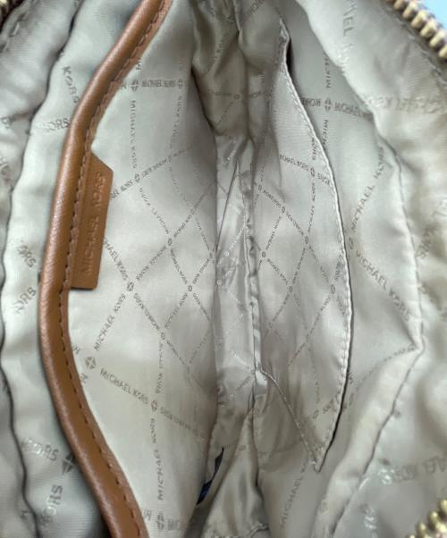 MICHAEL KORS（マイケル・コース）MICHAEL KORS (マイケルコース) チェーンショルダーバッグ ブラウンの古着・服飾アイテム