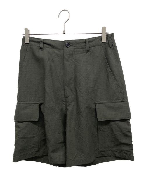 H BEAUTY&YOUTH（エイチ ビューティー&ユース）H BEAUTY&YOUTH (エイチ ビューティー&ユース) FATIGUE SHORT PANTS　ハーフパンツ グリーン サイズ:UK34の古着・服飾アイテム