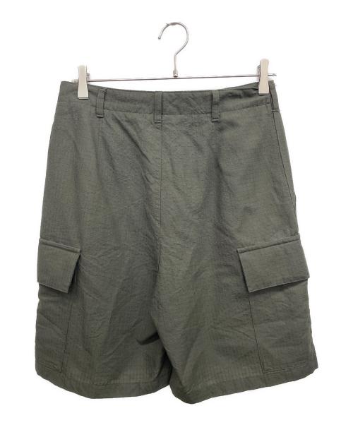 H BEAUTY&YOUTH（エイチ ビューティー&ユース）H BEAUTY&YOUTH (エイチ ビューティー&ユース) FATIGUE SHORT PANTS　ハーフパンツ グリーン サイズ:UK34の古着・服飾アイテム