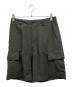 H BEAUTY&YOUTH（エイチ ビューティー&ユース）の古着「FATIGUE SHORT PANTS　ハーフパンツ」｜グリーン