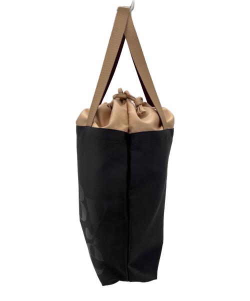 SEE BY CHLOE（シーバイクロエ）SEE BY CHLOE (シーバイクロエ) サテントートバッグ ブラウン×ブラックの古着・服飾アイテム