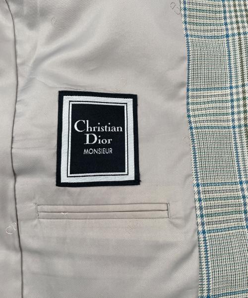 Christian Dior MONSIEUR（クリスチャンディオールムッシュ）Christian Dior MONSIEUR (クリスチャンディオールムッシュ) ヴィンテージテーラードジャケット グレー サイズ:不明の古着・服飾アイテム