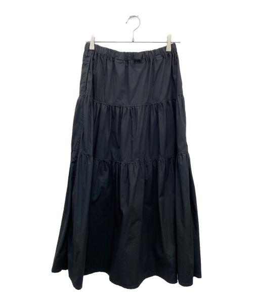 GRAMICCI（グラミチ）GRAMICCI (グラミチ) ミモレ丈スカート ブラック サイズ:Mの古着・服飾アイテム
