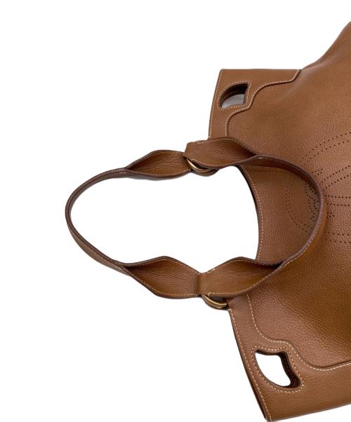 Cartier（カルティエ）Cartier (カルティエ) ハンドバッグ ブラウンの古着・服飾アイテム