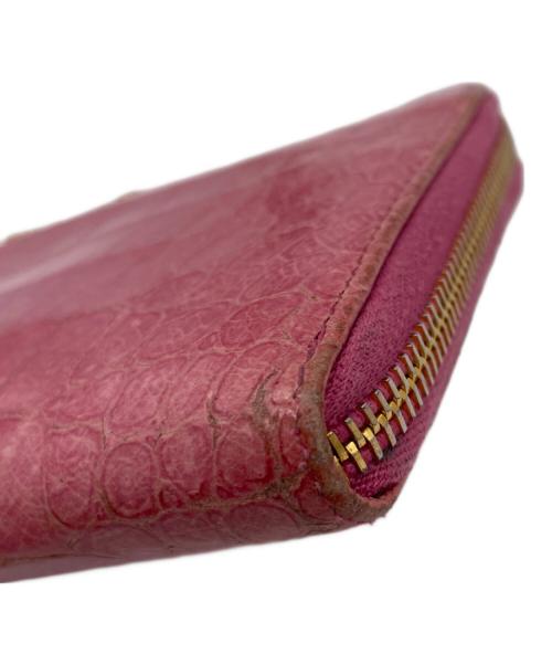 MIU MIU（ミュウミュウ）MIU MIU (ミュウミュウ) 長財布 ピンクの古着・服飾アイテム