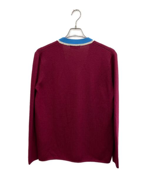 CABAN（キャバン）CABAN (キャバン) 厚手カーディガン パープル サイズ:Mの古着・服飾アイテム