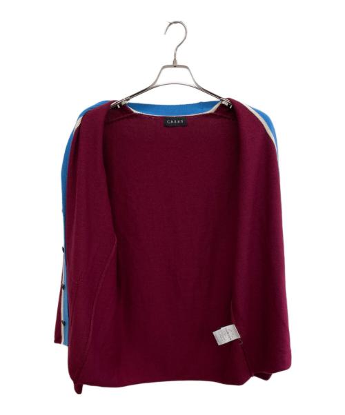 CABAN（キャバン）CABAN (キャバン) 厚手カーディガン パープル サイズ:Mの古着・服飾アイテム