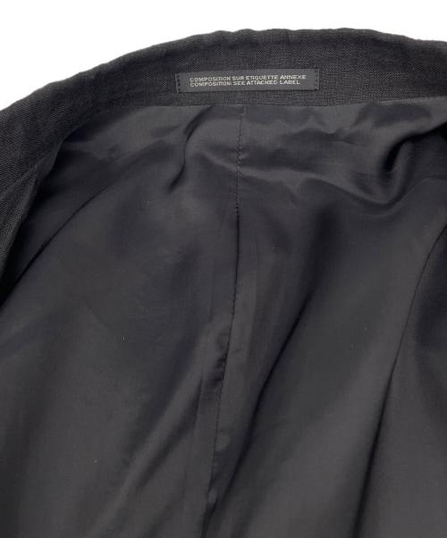 Yohji Yamamoto pour homme（ヨウジヤマモト プールオム）Yohji Yamamoto pour homme (ヨウジヤマモト プールオム) リネンパッチワークジャケット ブラック サイズ:Mの古着・服飾アイテム