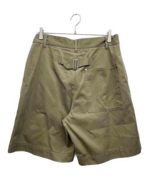 Traditional Weatherwear（トラディショナルウェザーウェア）Traditional Weatherwear (トラディショナルウェザーウェア) タックショートパンツ サイズ:Mの古着・服飾アイテム