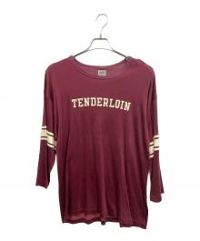 TENDERLOIN（テンダーロイン）の古着「ラグランTシャツ」｜レッド