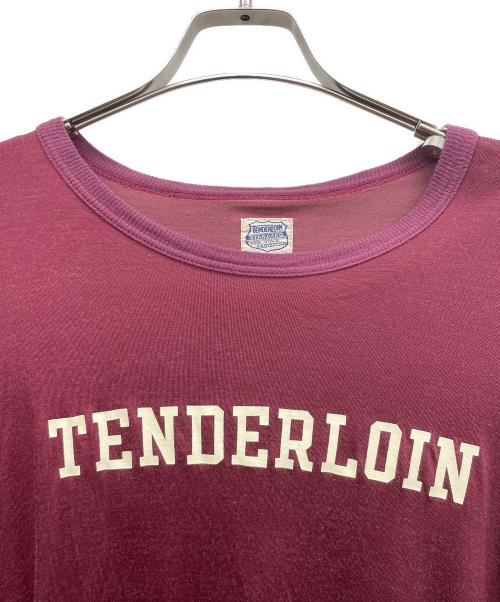 TENDERLOIN（テンダーロイン）TENDERLOIN (テンダーロイン) ラグランTシャツ レッド サイズ:SMALLの古着・服飾アイテム