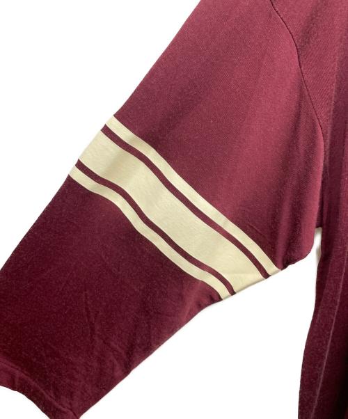 TENDERLOIN（テンダーロイン）TENDERLOIN (テンダーロイン) ラグランTシャツ レッド サイズ:SMALLの古着・服飾アイテム