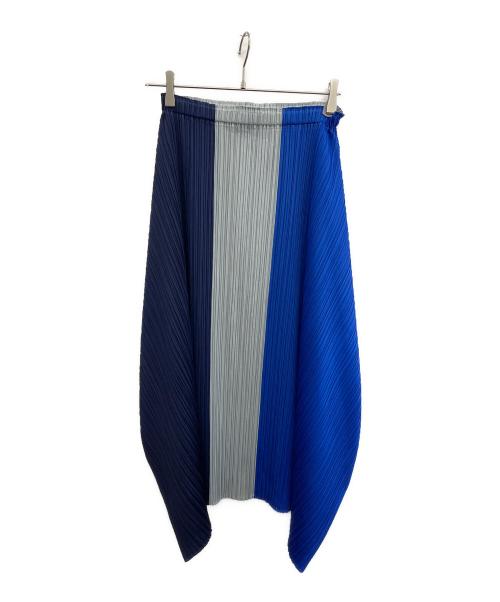 PLEATS PLEASE（プリーツプリーズ）PLEATS PLEASE (プリーツプリーズ) プリーツスカート ネイビー サイズ:不明の古着・服飾アイテム