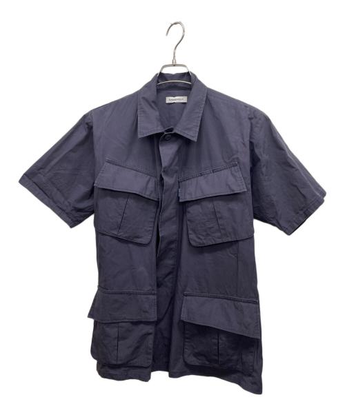 MADISON BLUE（マディソンブルー）MADISON BLUE (マディソンブルー) ミリタリーシャツ ネイビー サイズ:サイズ表記無しの古着・服飾アイテム