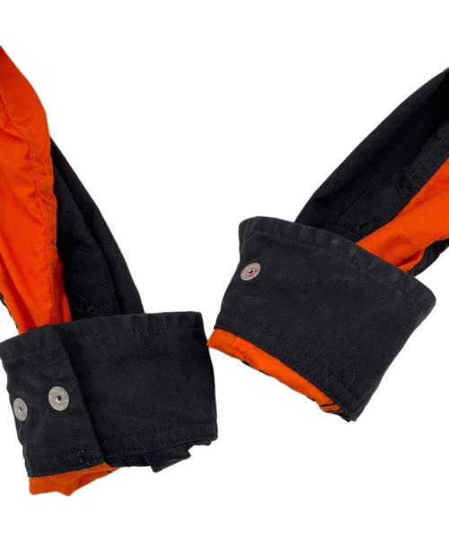 THE NORTH FACE（ザ ノース フェイス）THE NORTH FACE (ザ ノース フェイス) 長袖シャツ ブラック×オレンジ サイズ:Sの古着・服飾アイテム