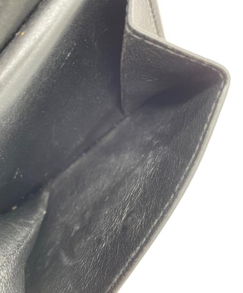 Saint Laurent Paris（サンローランパリ）Saint Laurent Paris (サンローランパリ) 2つ折り財布 ブラックの古着・服飾アイテム