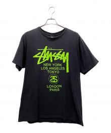 stussy（ステューシー）の古着「ヴィンテージTシャツ」｜ブラック