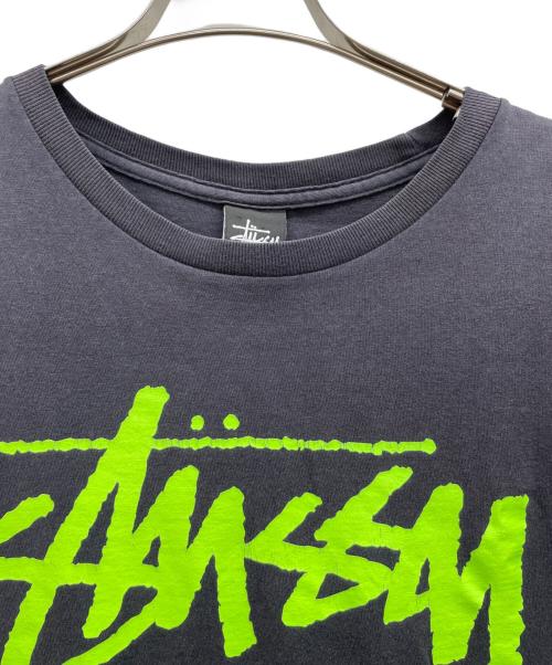 stussy（ステューシー）stussy (ステューシー) ヴィンテージTシャツ ブラック サイズ:LARGEの古着・服飾アイテム