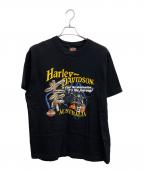 HARLEY-DAVIDSONハーレーダビッドソン）の古着「半袖カットソー」｜ブラック
