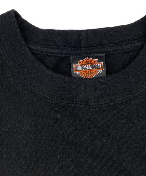 HARLEY-DAVIDSON（ハーレーダビッドソン）HARLEY-DAVIDSON (ハーレーダビッドソン) 半袖カットソー ブラック サイズ:Lの古着・服飾アイテム
