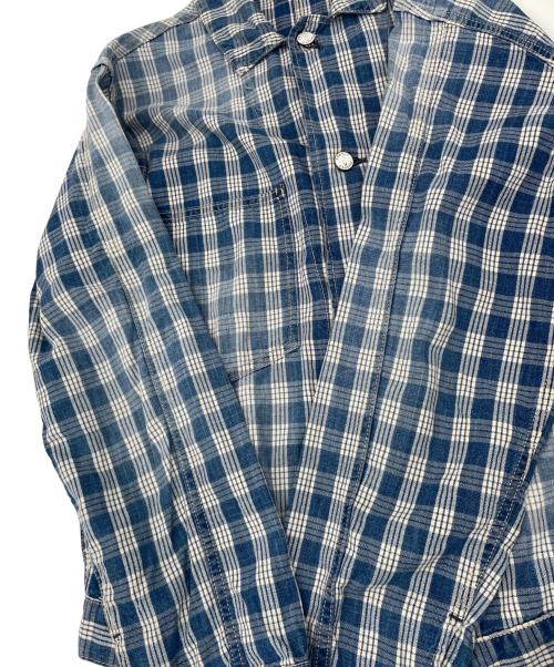 Porter Classic（ポータークラシック）Porter Classic (ポータークラシック) 長袖シャツ ブルー サイズ:Mの古着・服飾アイテム