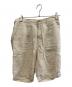 Porter Classic（ポータークラシック）の古着「リネンハーフパンツ」｜ベージュ