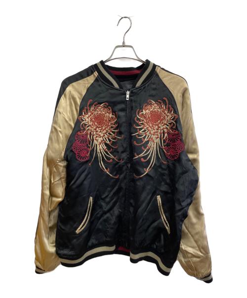 satori（サトリ）satori (サトリ) リバーシブルスカジャン ブラック サイズ:XLの古着・服飾アイテム