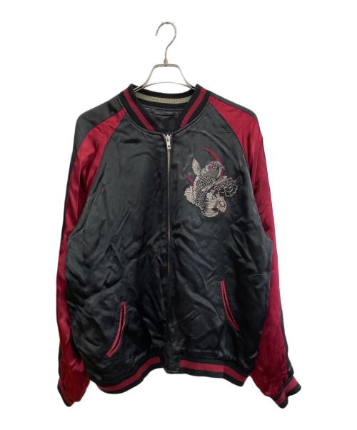 satori（サトリ）satori (サトリ) リバーシブルスカジャン ブラック サイズ:XLの古着・服飾アイテム