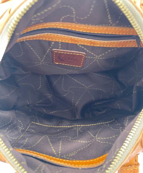robita（ロビタ）robita (ロビタ) レザーハンドバッグ キャメルの古着・服飾アイテム